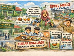 Ketua LPAI Lampung Timur Decxy Vicry Angga Soroti Kualitas Menu SPPG MBG Radia Kanza, Minta Pengawasan Ketat dan Transparan