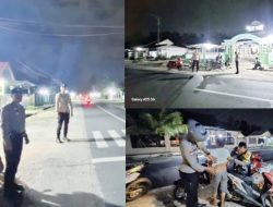 Kapolsek Rizal Efendi Pimpin Patroli Malam, Pastikan Ibadah Ramadan Aman dan Nyaman